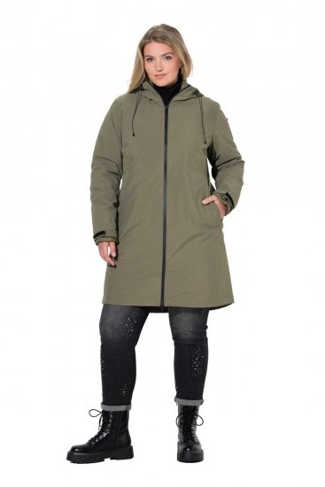 Ulla Popken 851560 Funksjonsjakke Olivengrønn - Jakker - Damejakker i store størrelser
