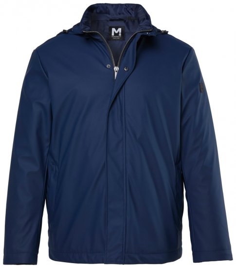 Men+ 566 Jakke med avtakbar hette Mørkeblå - Jakker - Store jakker - 2XL-12XL
