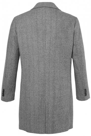 JP1880 851613 Dobbeltspent Ullfrakk Mørkegrå - Jakker - Store jakker - 2XL-12XL