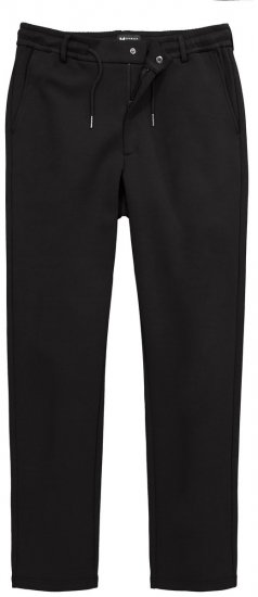Men+ 663 Bilbao Flexlastic Jerseybukse med strikk i livet Svart - Dresser og blazere - Dresser i store størrelser