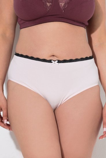 Ulla Popken 851711 Blomstrete truser 5-pakning Brun - Truser - 
