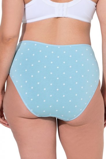 Ulla Popken 851714 Mønstrede truser 5-pakning Svart - Truser - 