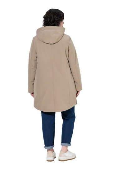 Ulla Popken 851789 Funksjonskåpe Brun - Frakker - Kåper i store størrelser