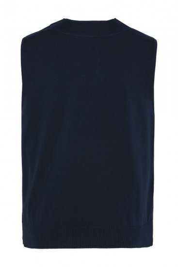 JP1880 851800 Tweedvest i fiskebensmønster Mørkeblå - Dresser og blazere - Dresser i store størrelser