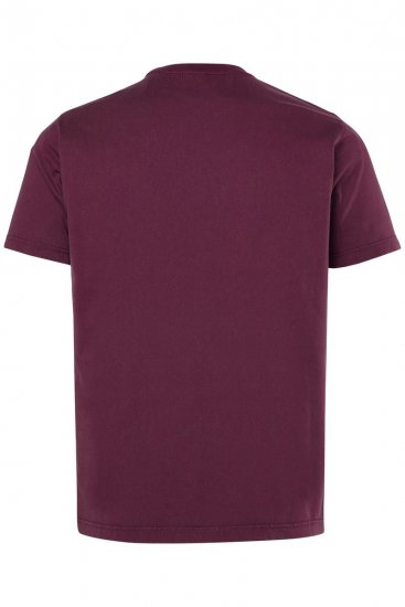 JP1880 851910 Rolling Stones Vintage Logo T-skjorte Aubergine - Band T-skjorter - Band-t-skjorter i store størrelser