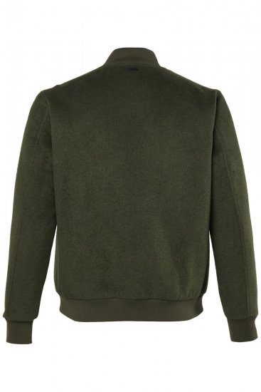JP1880 852294 Jakke i ullmiks med ståkrage Khakigrønn - Jakker - Store jakker - 2XL-12XL