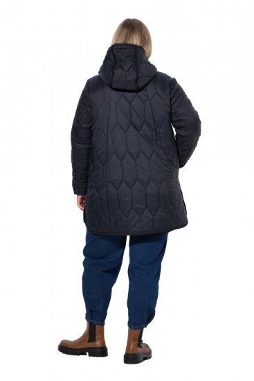 Ulla Popken 852413 Vattert jakke Svart - Jakker - Damejakker i store størrelser