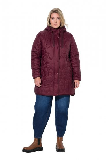 Ulla Popken 852413 Vattert jakke Plomme - Jakker - Damejakker i store størrelser
