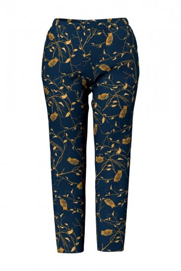 Ulla Popken 852577 Mønstret pyjamas Mørkeblå - Pyjamas/Loungewear - 