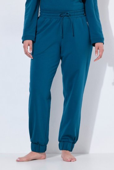 Ulla Popken 852725 Hjemmebukser Petrol - Pyjamas/Loungewear - 