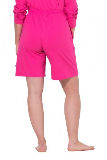 Ulla Popken 852752 Stripete pyjamasshorts 2-pakning Rosa - Pyjamas/Loungewear - 