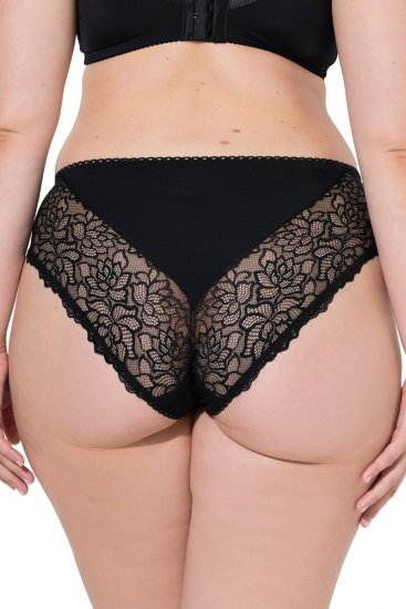 Ulla Popken 853040 Boksertruser med blonder Svart - Truser - 