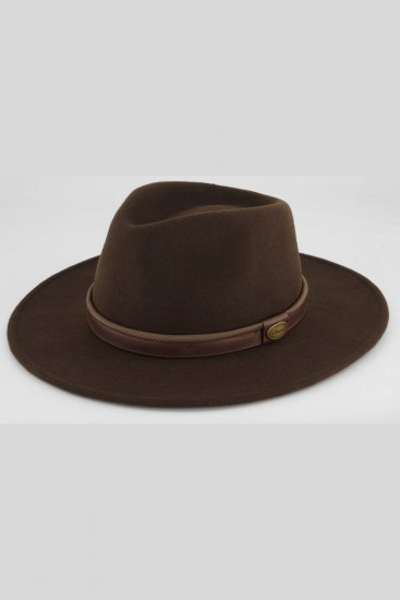 JP1880 853626 Ullhatt Mørkebrun - Hatter - 