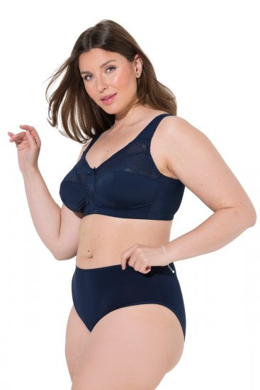 Ulla Popken 853698 Truser med blonder 5-pakning Svart - Truser - 