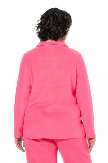 Ulla Popken 854200 Fleecejakke Rosa - Jakker - Damejakker i store størrelser