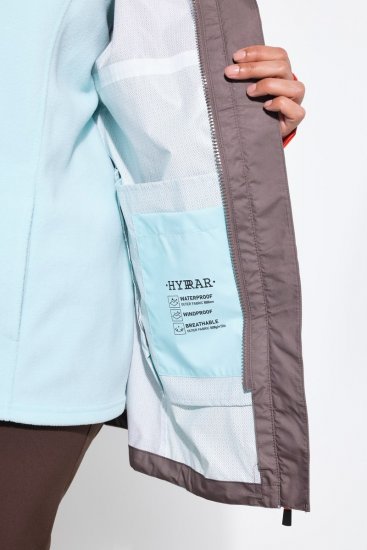 Ulla Popken 855313 Parkas Taupe - Frakker - Kåper i store størrelser