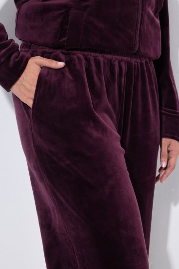 Ulla Popken 856119 Hjemmebukser Plomme - Pyjamas/Loungewear - 
