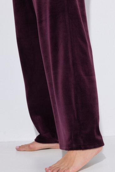 Ulla Popken 856119 Hjemmebukser Plomme - Pyjamas/Loungewear - 
