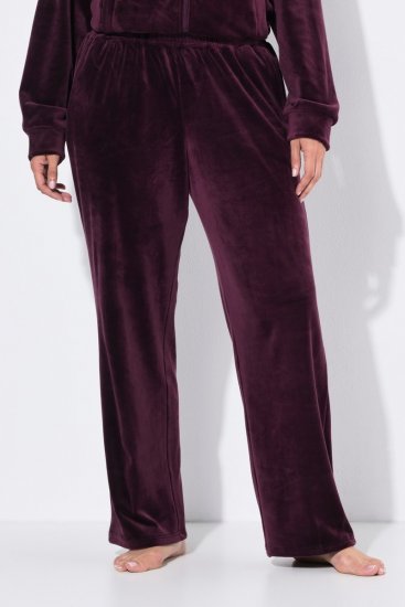 Ulla Popken 856119 Hjemmebukser Plomme - Pyjamas/Loungewear - 