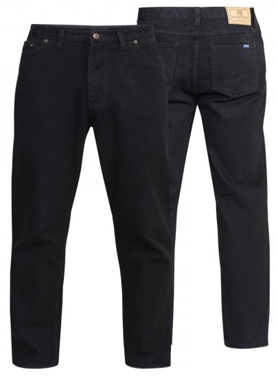 Rockford Comfort Jeans Svart - Jeans og bukser - Store Bukser og Store Jeans