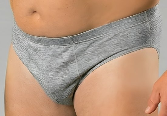 20 Nodi 934 Stretch Cotton Briefs Grey - Herretrusser - Truser i store størrelser