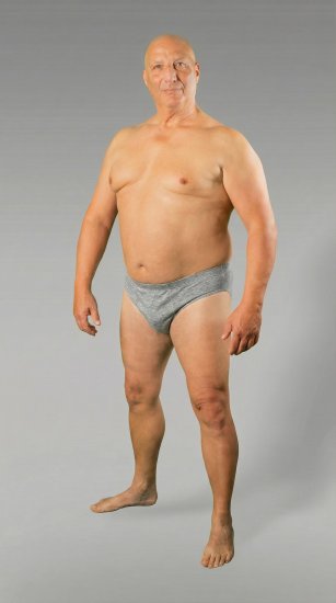 20 Nodi 934 Stretch Cotton Briefs Grey - Herretrusser - Truser i store størrelser