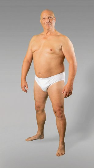 20 Nodi 934 Stretch Cotton Briefs White - Herretrusser - Truser i store størrelser