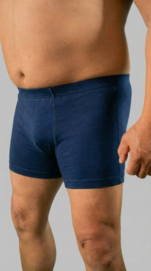 20 Nodi 978 Stretch Cotton Boxer with Internal Elastic Band Navy - Boxershorts - Boksershorts for menn i store størrelser
