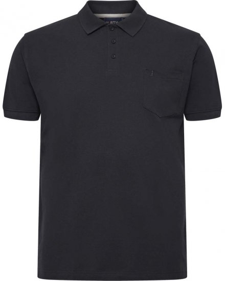 North Latitude poloskjorte kortermet svart - Polo- & piqueskjorter - Poloskjorte i store størrelser - 2XL-8XL