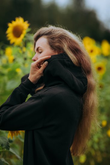 Nora Mikken MARI Maxi Hoodie Dress Black - Gensere og hettegensere - Gensere og hettegensere til dame