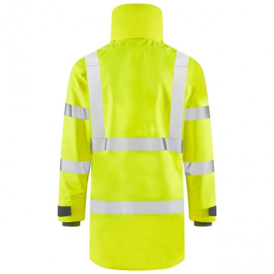 Leo Eastleigh Ecoviz 10K Performance Breathable Anorak Hi-Vis Yellow - Arbeidsklær - Arbeidsklær i store størrelser