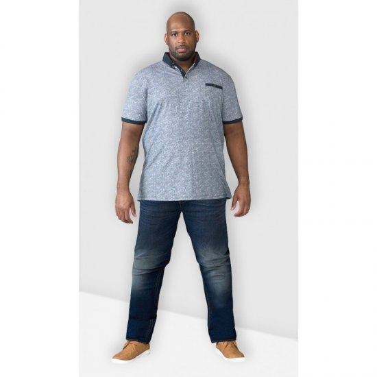 D555 Ambrose Tapered Fit Stretch Jeans Dark Blue TALL SIZES - HERREKLÆR MT-6XLT - Klær for høye menn