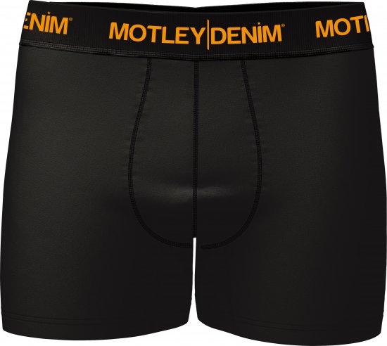 Motley Denim Amsterdam Boxershorts Black 2-pack - Undertøy & badetøy - Undertøy store størrelser 