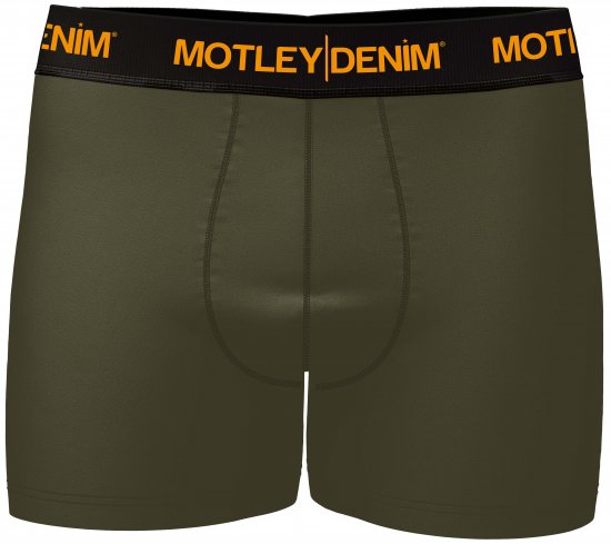 Motley Denim Amsterdam Boxershorts Dark Khaki 2-pack - Undertøy & badetøy - Undertøy store størrelser 