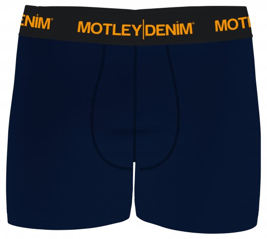 Motley Denim Amsterdam Boxershorts Navy 2-pack - Undertøy & badetøy - Undertøy store størrelser 