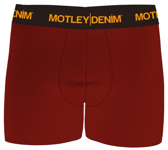 Motley Denim Amsterdam Boxershorts Red 2-pack - Undertøy & badetøy - Undertøy store størrelser 