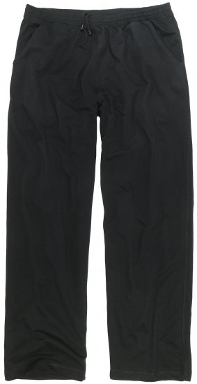 Adamo Athen Sweatpants with Open Hem Black - Sweatbukser og-shorts - Sweatbukser og Sweatshorts 2XL-12XL