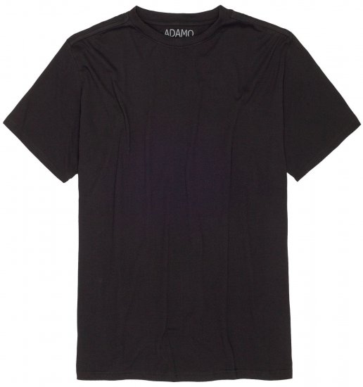 Adamo Bud Regular fit Heavy weight T-shirt Black - T-skjorter - Store T-skjorter - 2XL-14XL