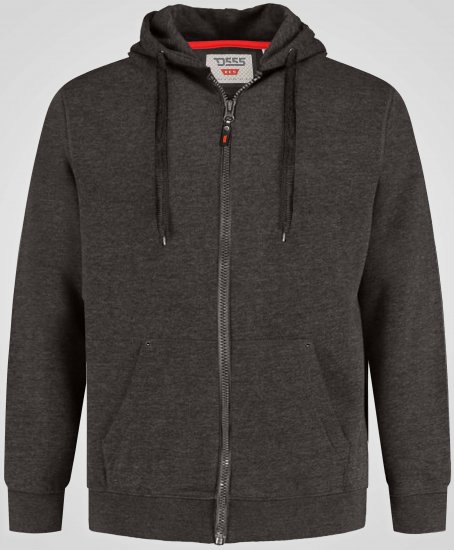 D555 Cantor Hettegenser Grå - Gensere og hettegensere - Store hettegensere - 2XL-14XL