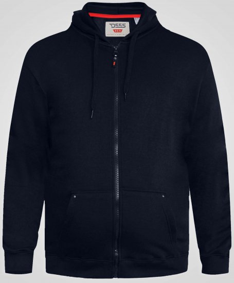 D555 Cantor Hettegenser Mørkeblå - Gensere og hettegensere - Store hettegensere - 2XL-14XL