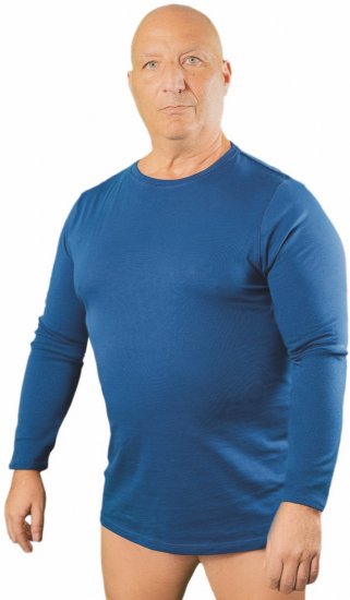 20 Nodi Carbino Sports T-Shirt Long Sleeve Blue - Sportsklær - Sportsklær i store størrelser
