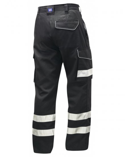 Leo Ilfracombe Cargo Pants Black - Arbeidsklær - Arbeidsklær i store størrelser