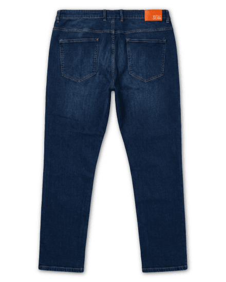 Motley Denim Soho 5-Pocket Jeans Dark Wash - Jeans og bukser - Store Bukser og Store Jeans