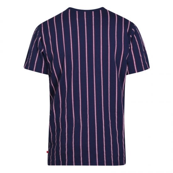 D555 Davis T-shirt Navy - T-skjorter - Store T-skjorter - 2XL-14XL