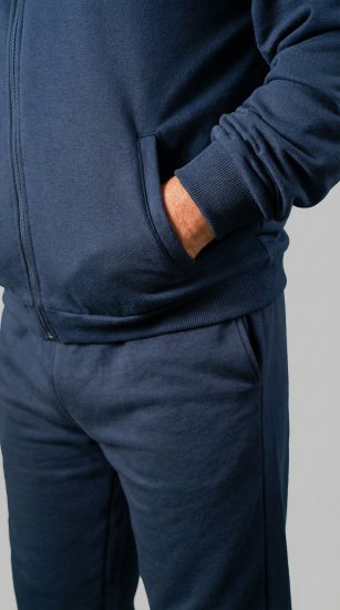20 Nodi Ostro Stretch Fleece Cotton Tracksuit Navy - Treningsdrakter - Treningsdrakter/Tracksuits store størrelser herre