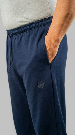 20 Nodi Grecale Stretch Fleece Cotton Sports Pants with Enzyme and Soft Touch Treatment Navy - Sweatbukser og-shorts - Sweatbukser og Sweatshorts 2XL-12XL