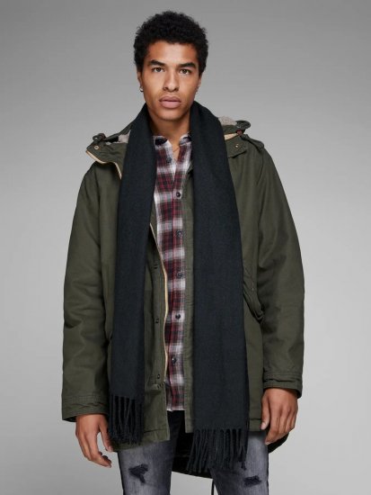 Jack & Jones Solid Skjerf Svart - Skjerf - 