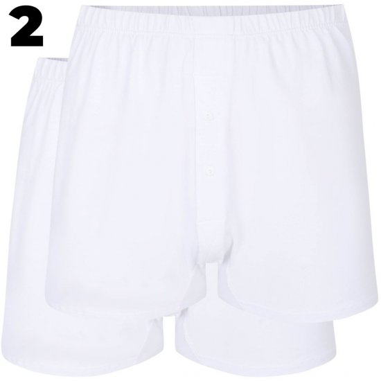 Espionage U001W boksershorts 2-pack hvit - Undertøy & badetøy - Undertøy store størrelser 