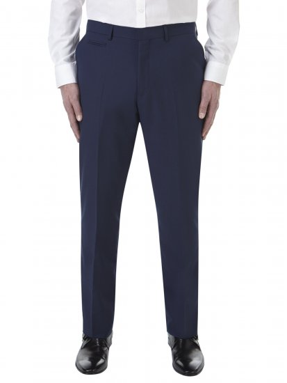 Skopes Kennedy Dressbukse Royal Blue - Jeans og bukser - Store Bukser og Store Jeans