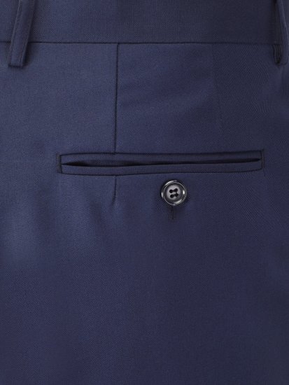 Skopes Kennedy Dressbukse Royal Blue - Jeans og bukser - Store Bukser og Store Jeans